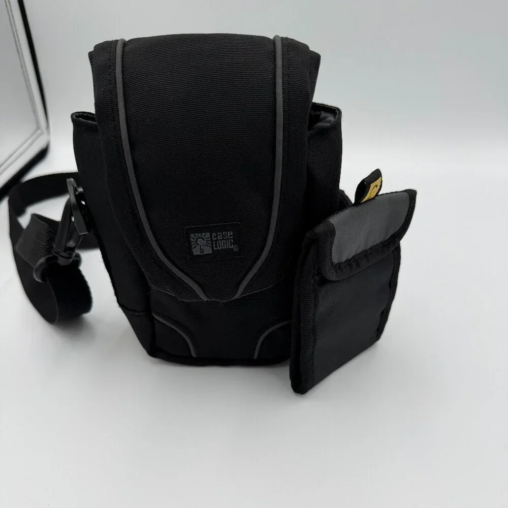 Case Logic Black Soft Padded Digital Camera Case Holder, 3x4x6, w/SD Reader Case